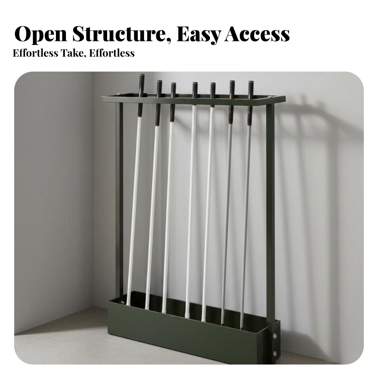 Golf Equipment Garage Organizer - Rak Penyimpanan Stik Golf untuk 9