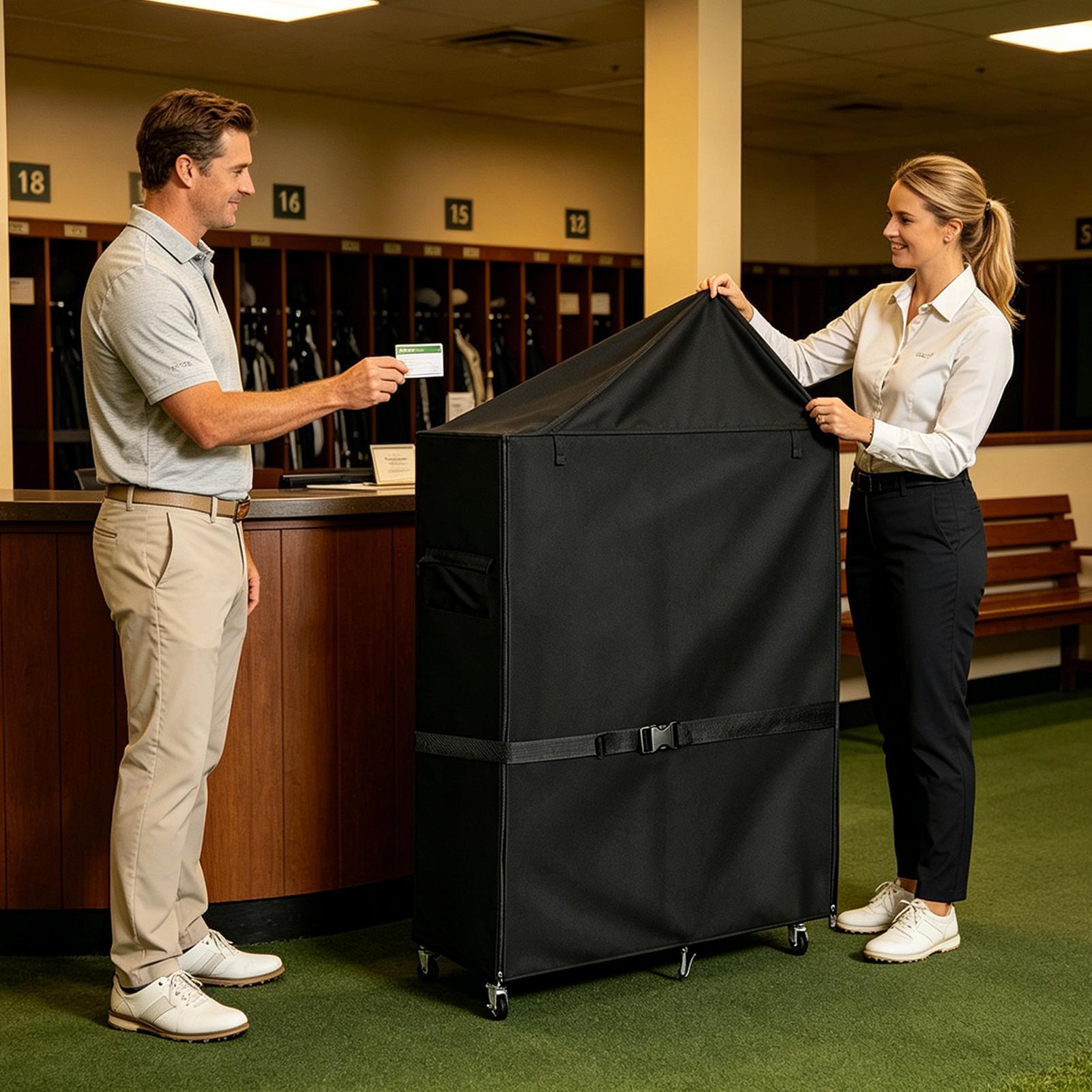 Penutup Stand Tas Golf Oxford  - Golf Equipment Garage Organizer ulasan dan harga