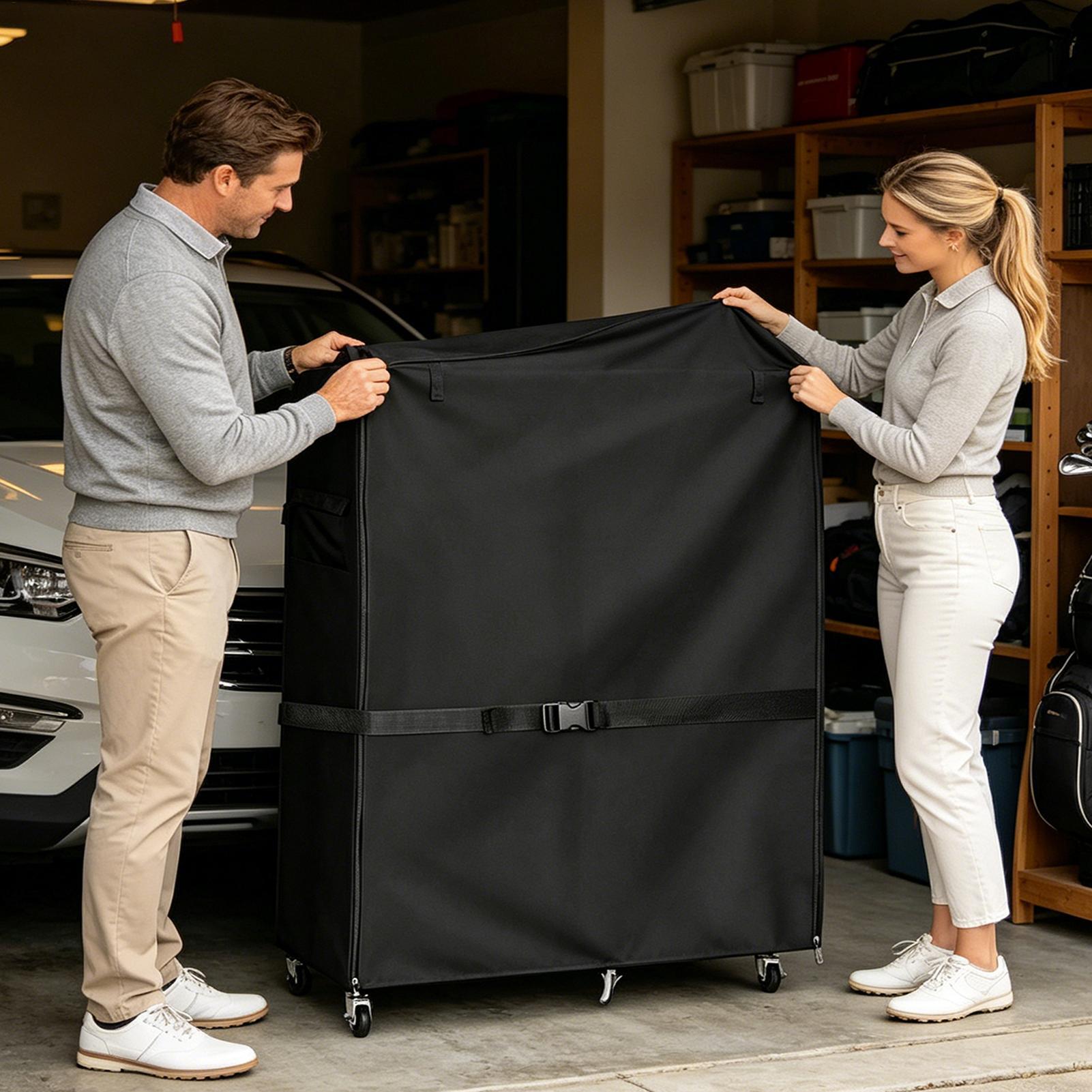 Penutup Rak Penyimpanan Tas Go - Golf Equipment Garage Organizer ulasan dan harga