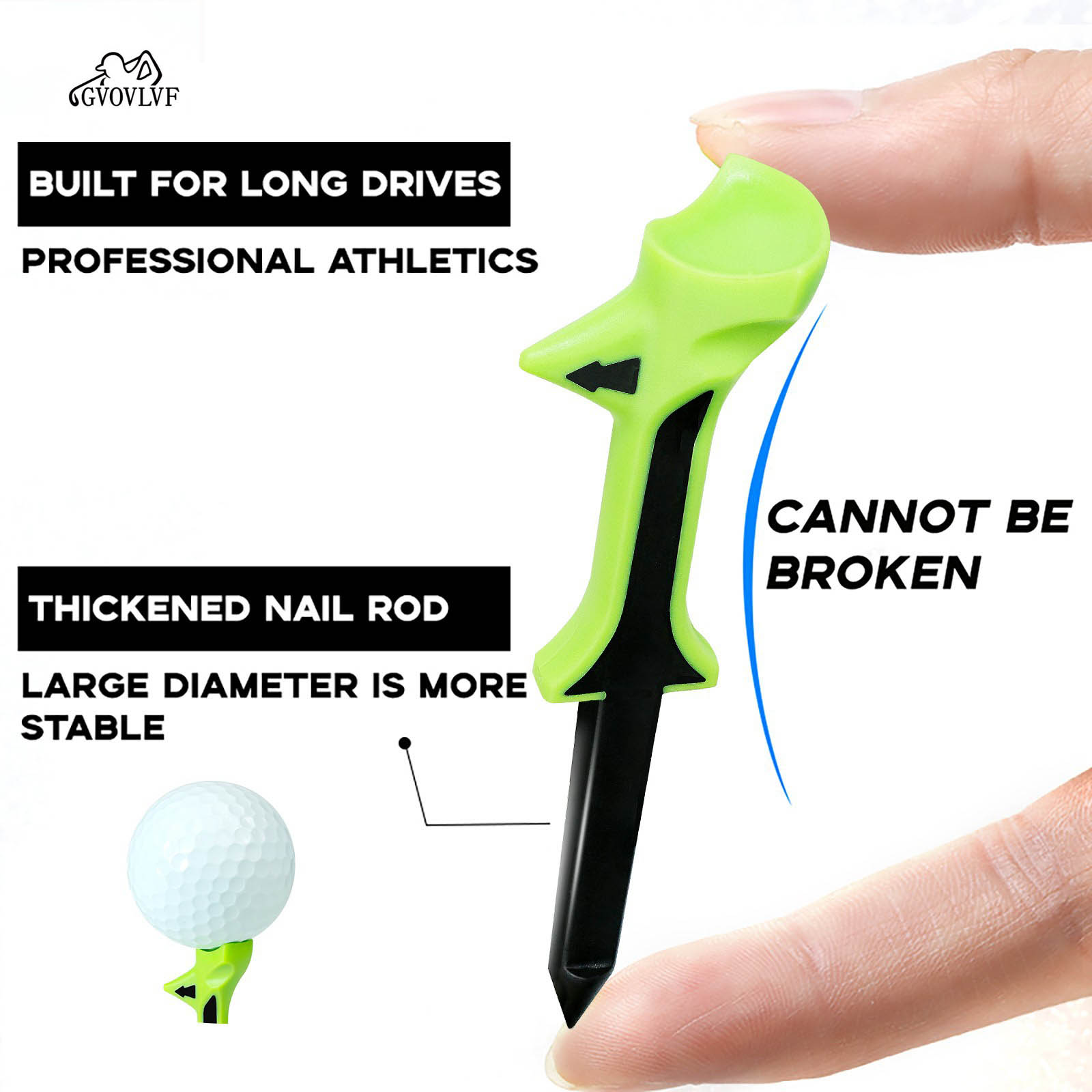 Baru 10 °   Tee Plastik Dengan - Golf Exercise Equipment ulasan dan harga